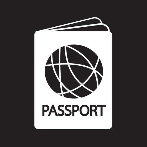 Paspoort pictogram symbool teken vector