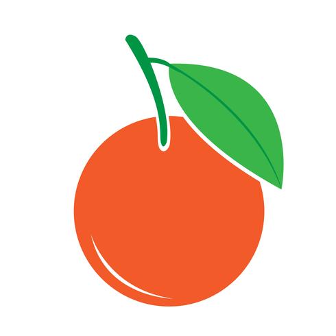 Oranje pictogram symbool teken vector