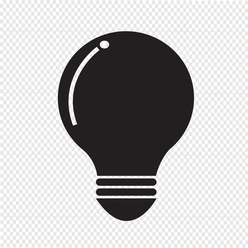 lamp pictogram symbool teken vector