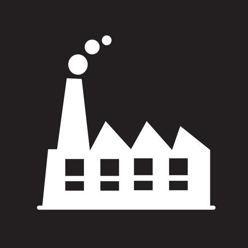 Fabriek pictogram symbool teken vector
