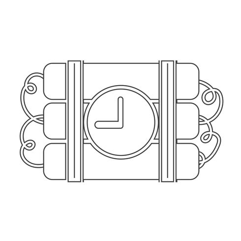 Bom pictogram symbool teken vector