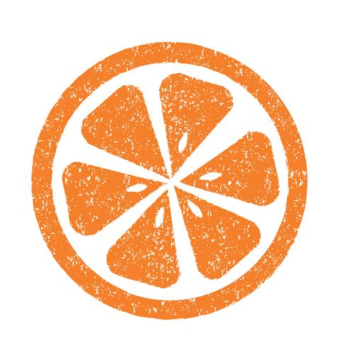 Oranje pictogram symbool teken vector