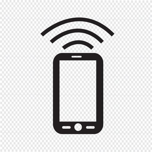 Telefoon pictogram symbool teken vector