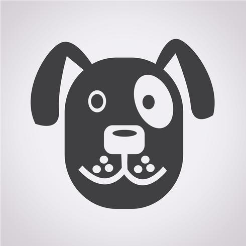 Hond pictogram symbool teken vector