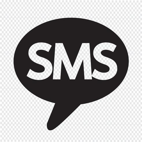 SMS pictogram symbool teken vector