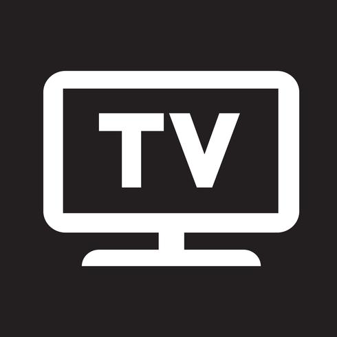 tv pictogram symbool teken vector