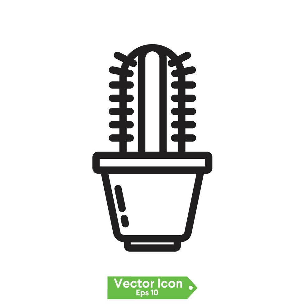 cactus overzicht pictogrammen vector