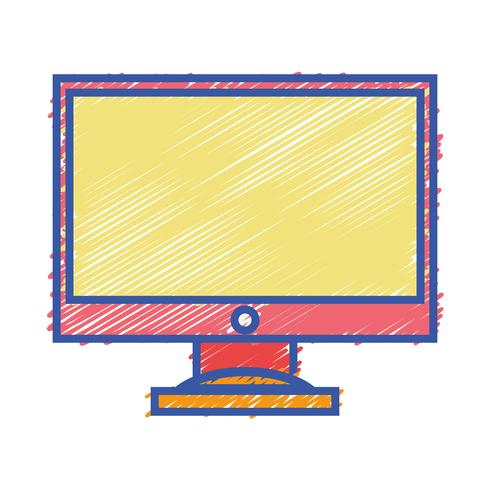 kleur computerscherm elektronische technologie vector