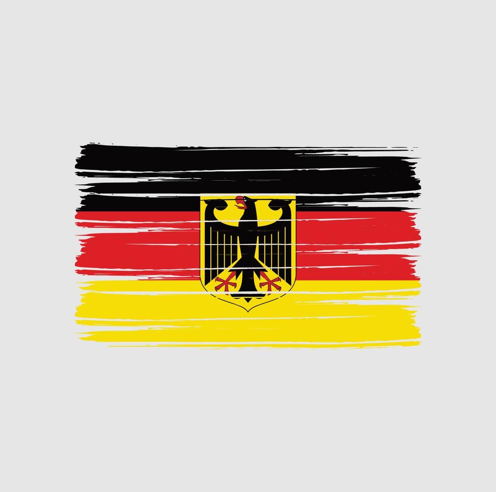 duitse vlag borstel vector