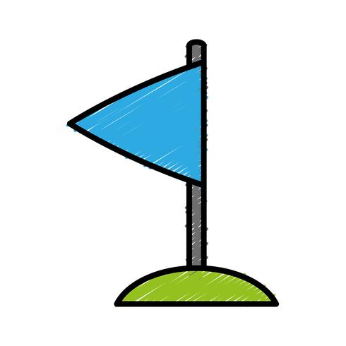 vlag pictogram afbeelding vector