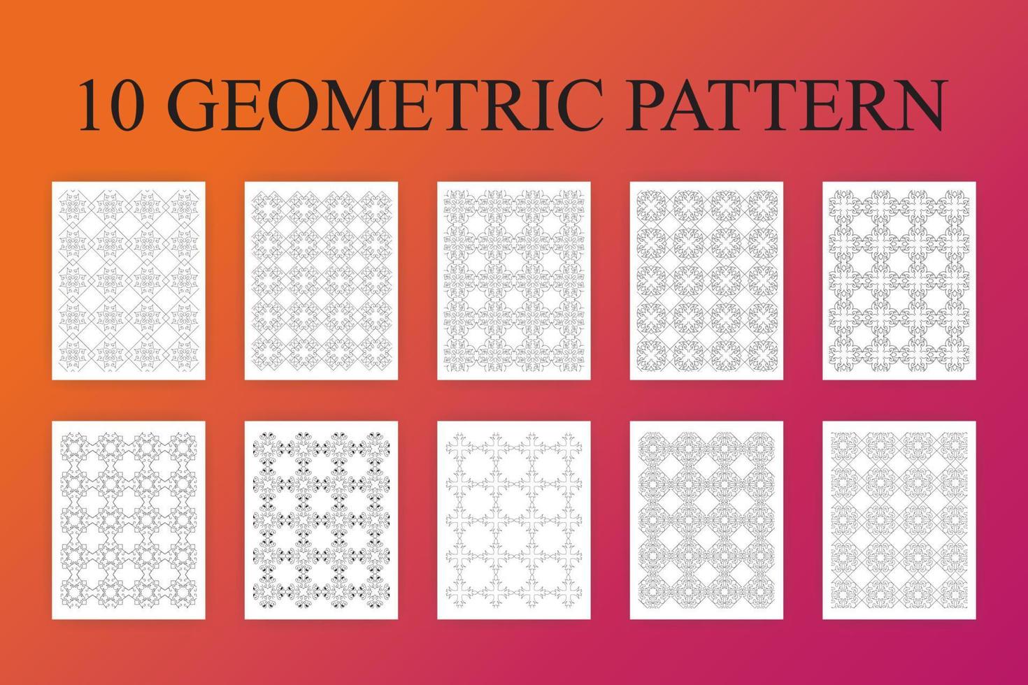 geometrisch kleurpatroon vector