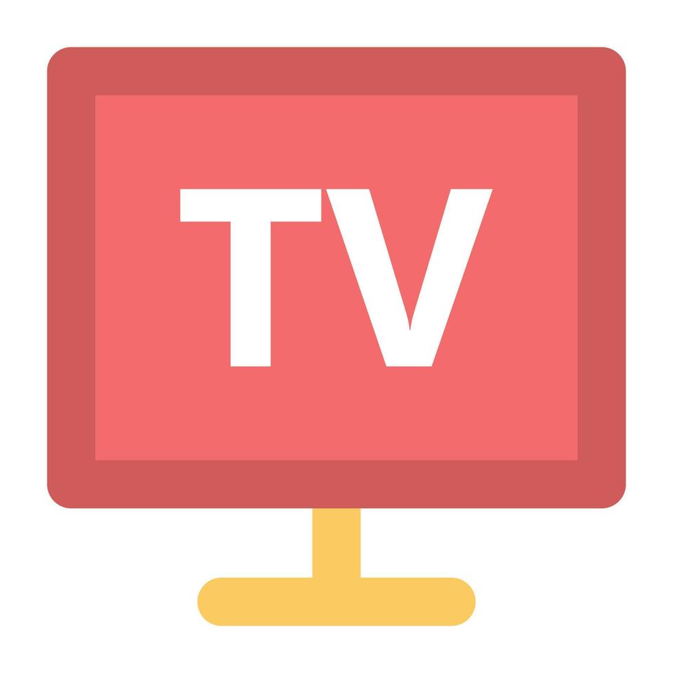 trendy tv-concepten vector