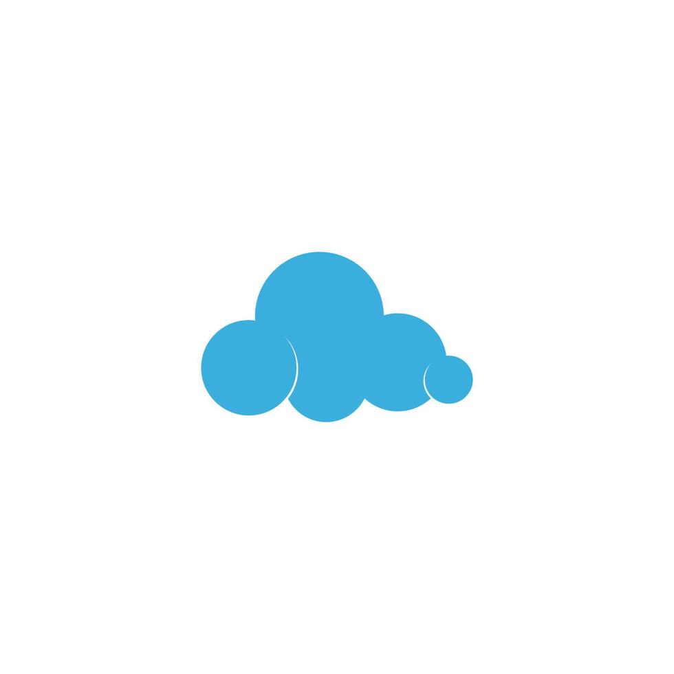 wolk logo pictogram ontwerp illustratie sjabloon vector