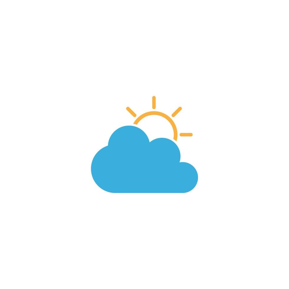 wolk logo pictogram ontwerp illustratie sjabloon vector