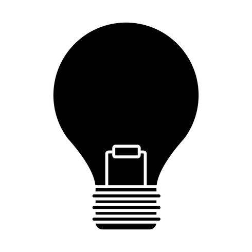 gloeilamp pictogram vector