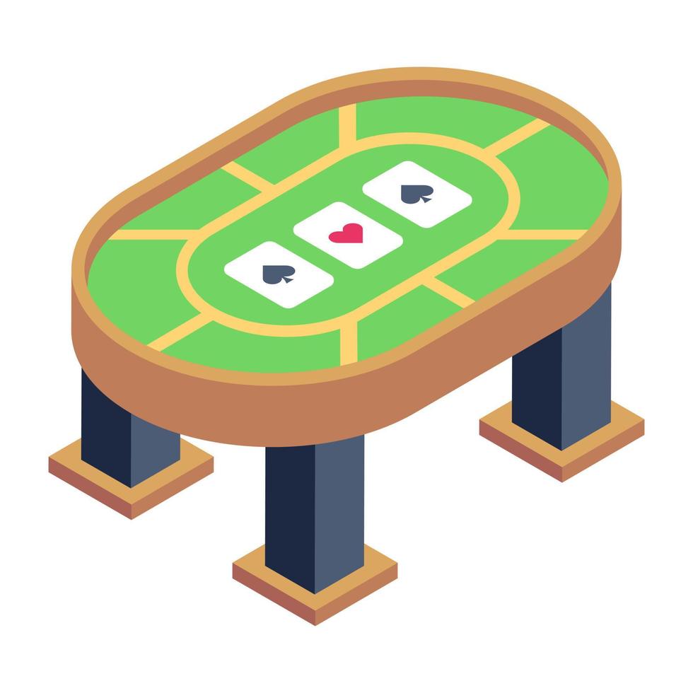 icoon van poker gaming, bewerkbare vector