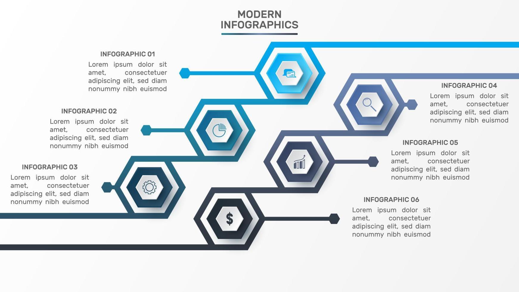 vector 3d infographic sjabloon voor presentatie. visualisatie van zakelijke gegevens. abstracte elementen. creatief concept voor infographic.