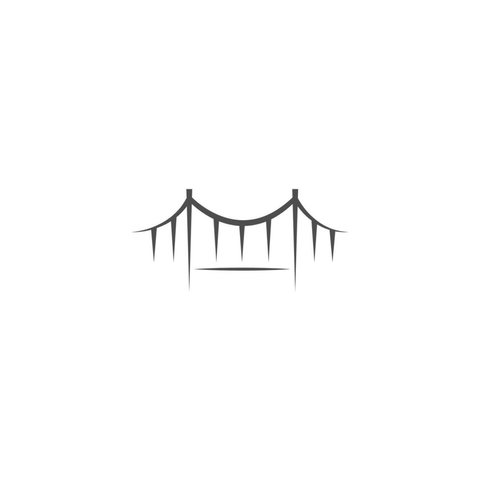 brug logo sjabloon vector pictogram illustratie