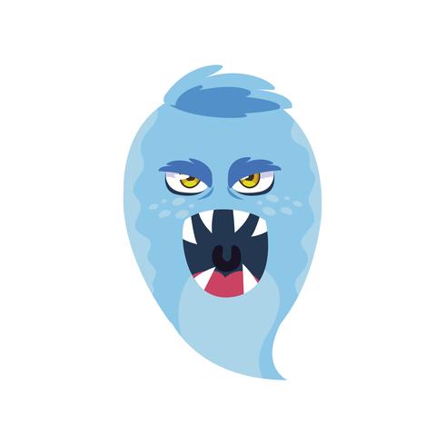 grappige monster komische karakter avatar vector