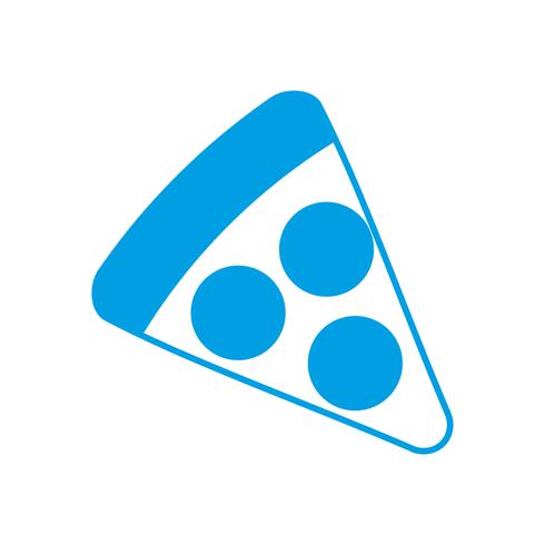 pizza pictogramafbeelding vector