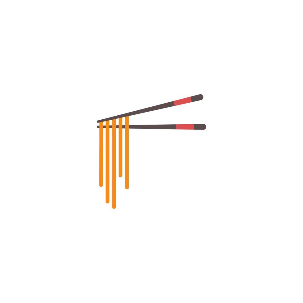 noodle pictogram logo ontwerp sjabloon vector