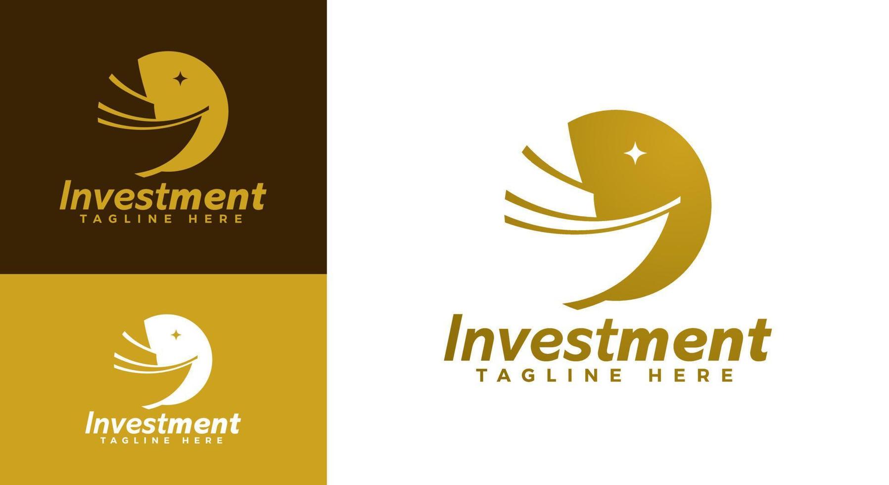 logo investeringsmaatschappij vector