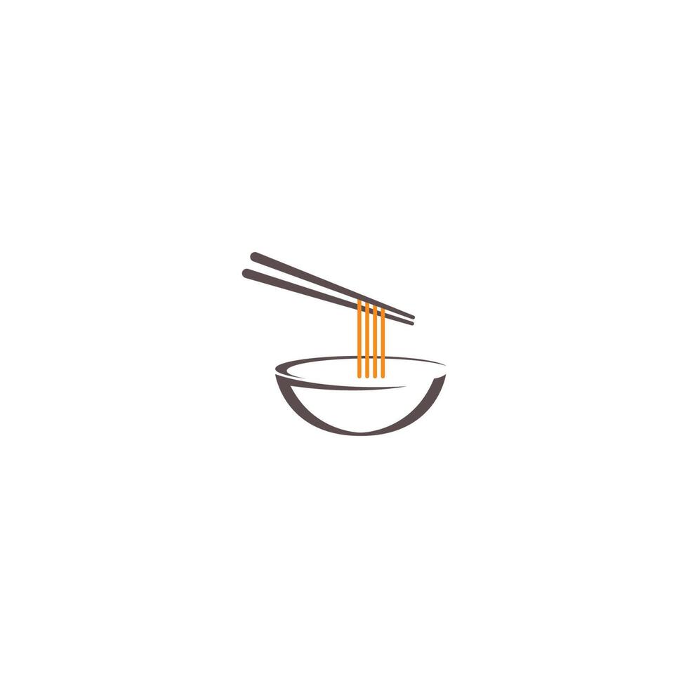 noodle pictogram logo ontwerp sjabloon vector