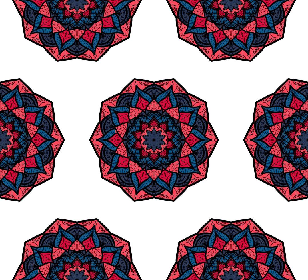 mandala naadloze patroon vector