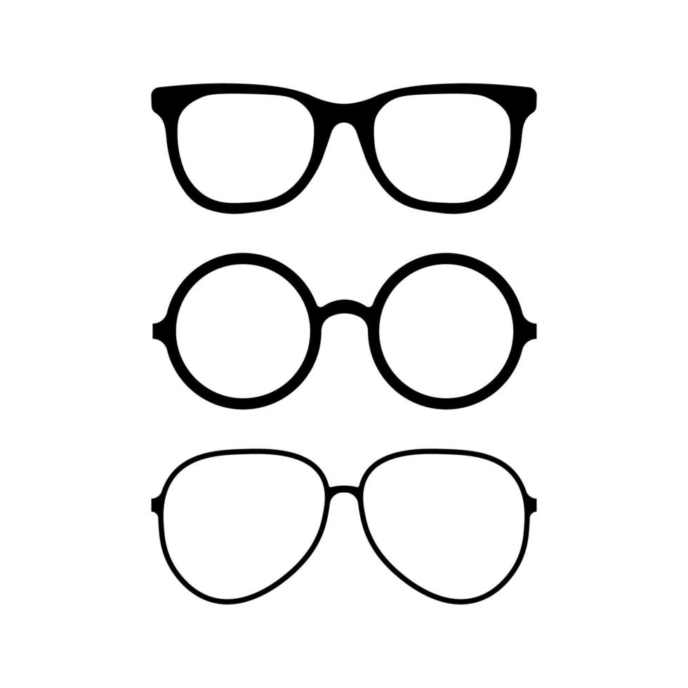 bril pictogram vectorillustratie vector