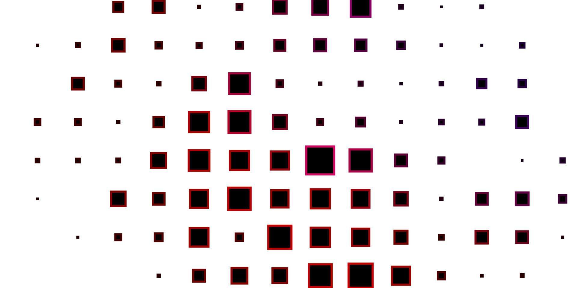donkerroze, rode vectorachtergrond met rechthoeken. vector