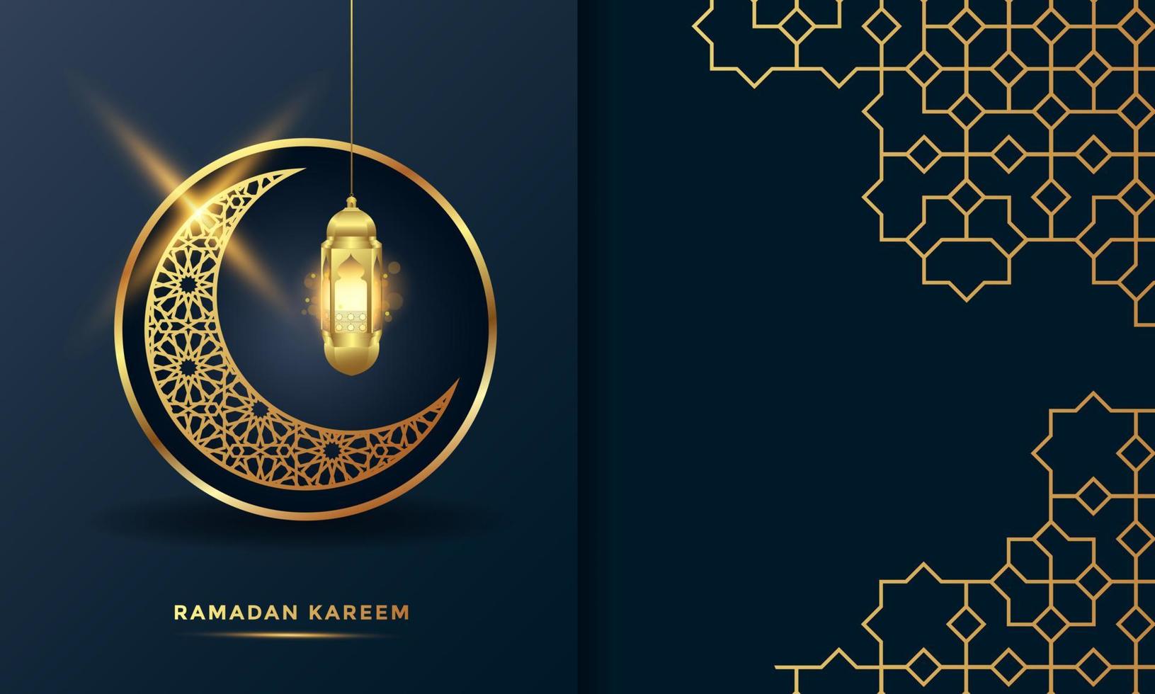 ramadan kareem arabische kalligrafie achtergrond vectorillustratie vector