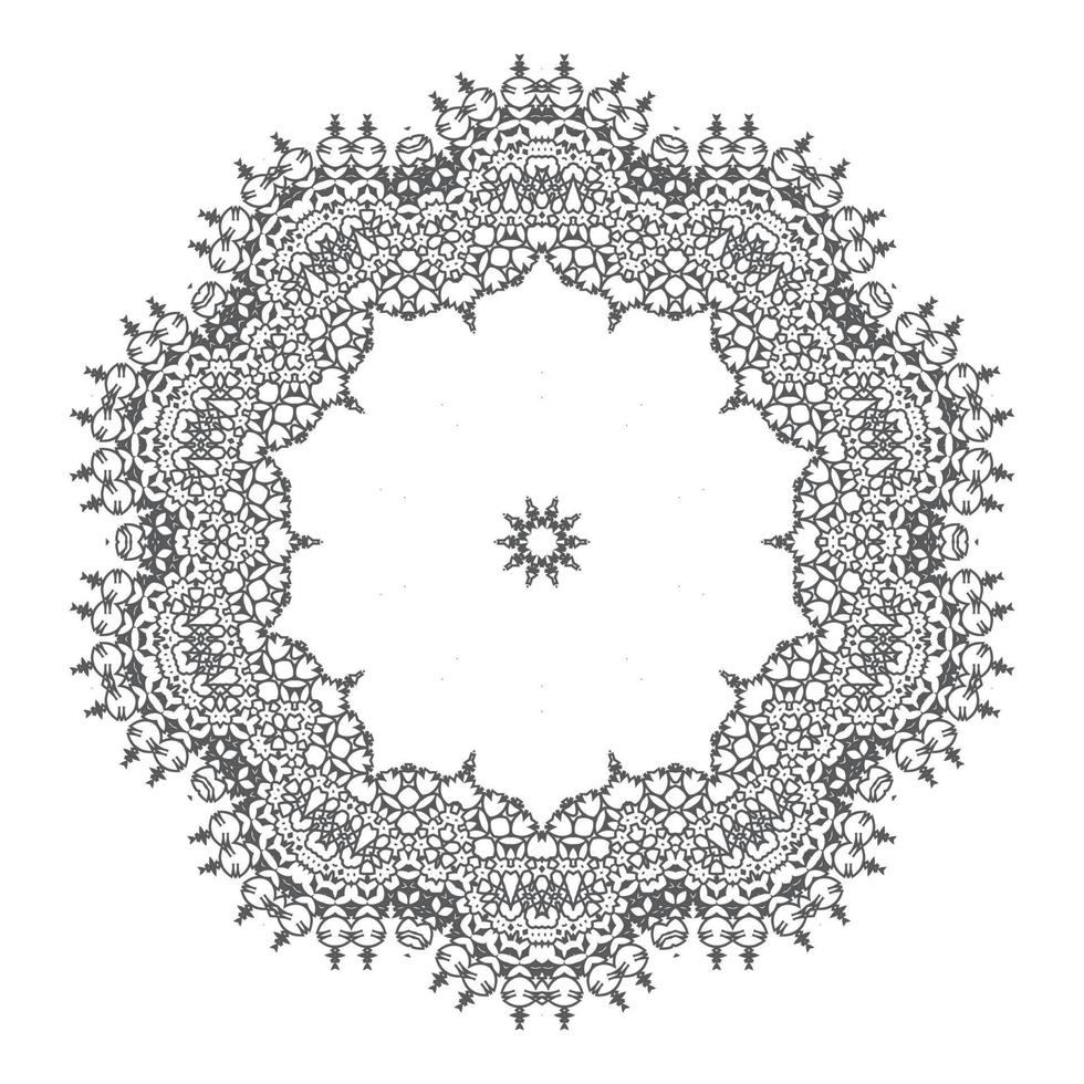 elegante lijntekeningen mandala vector voor ontwerp