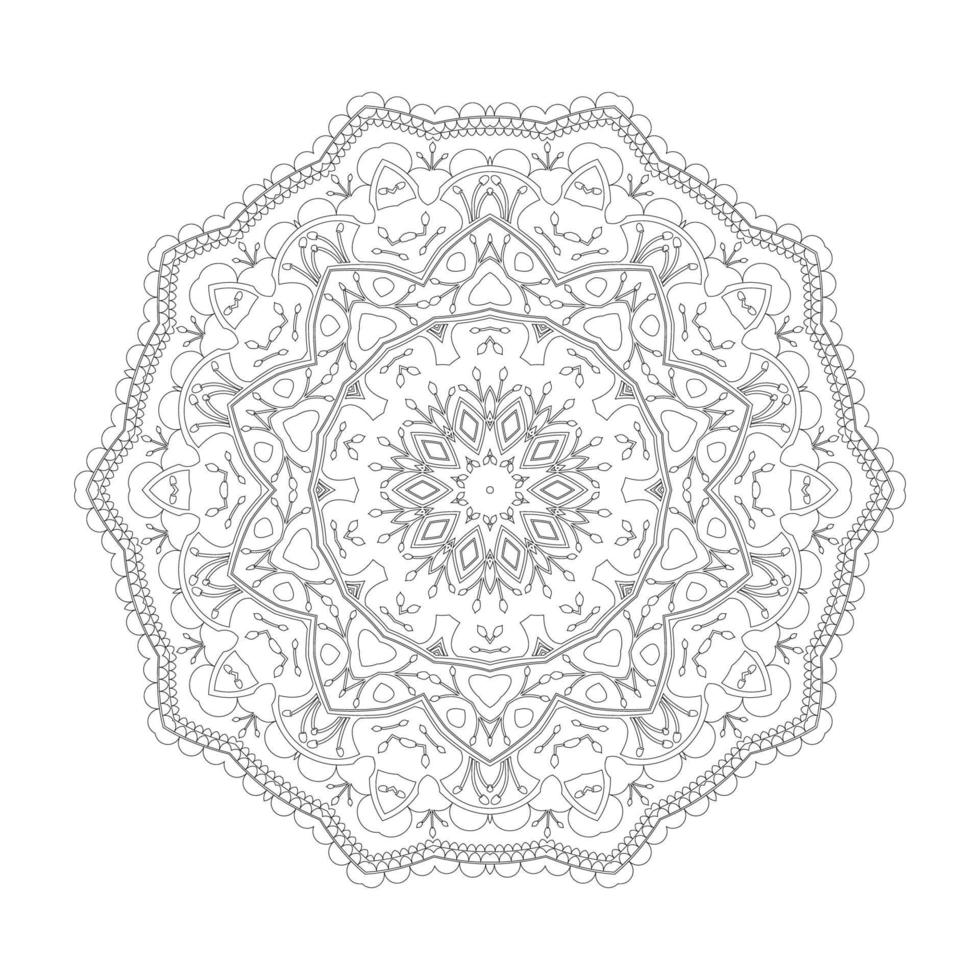 mooie mandala-vector voor ontwerp vector