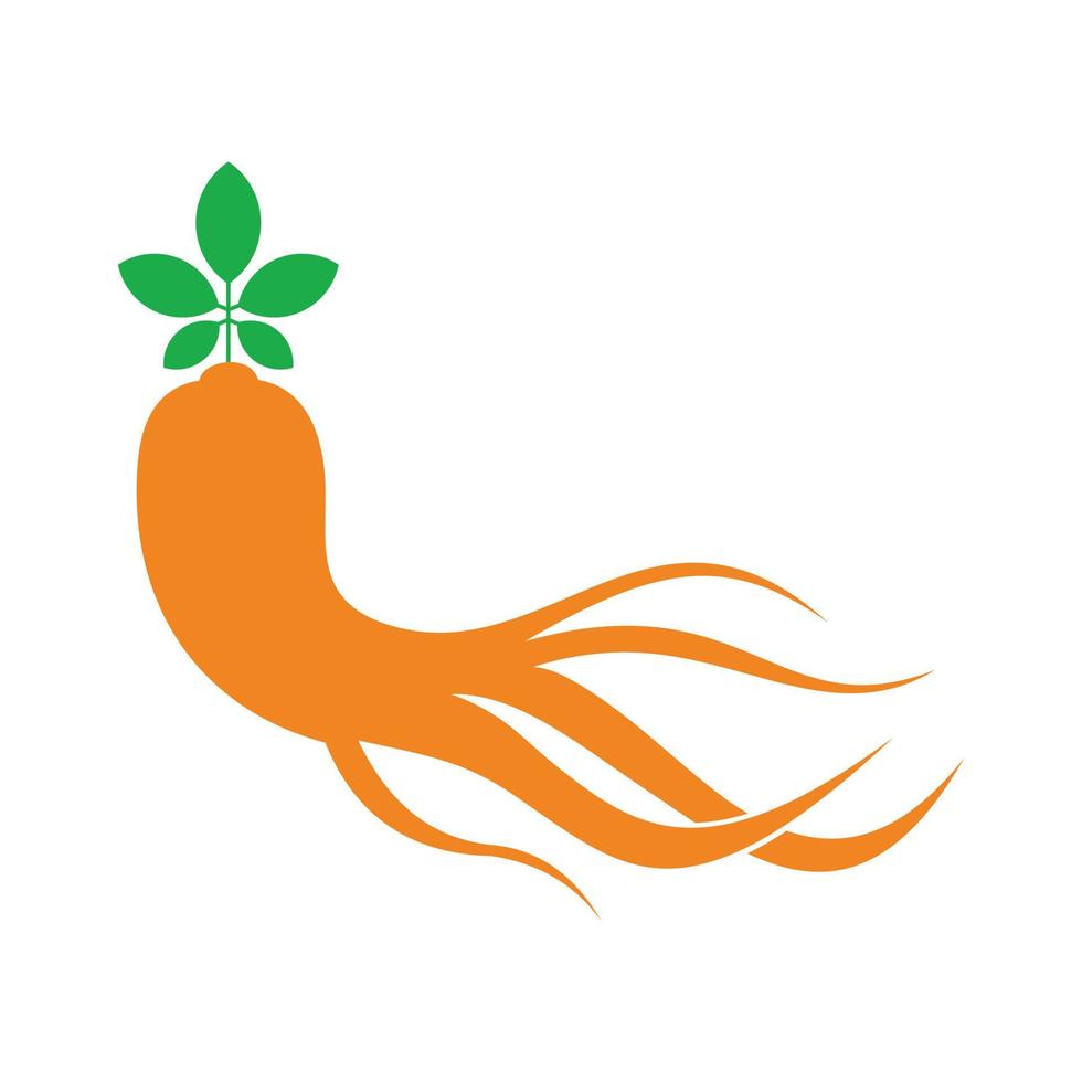 ginseng abstracte logo vector