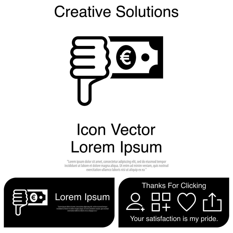 neer investering pictogram vector eps 10