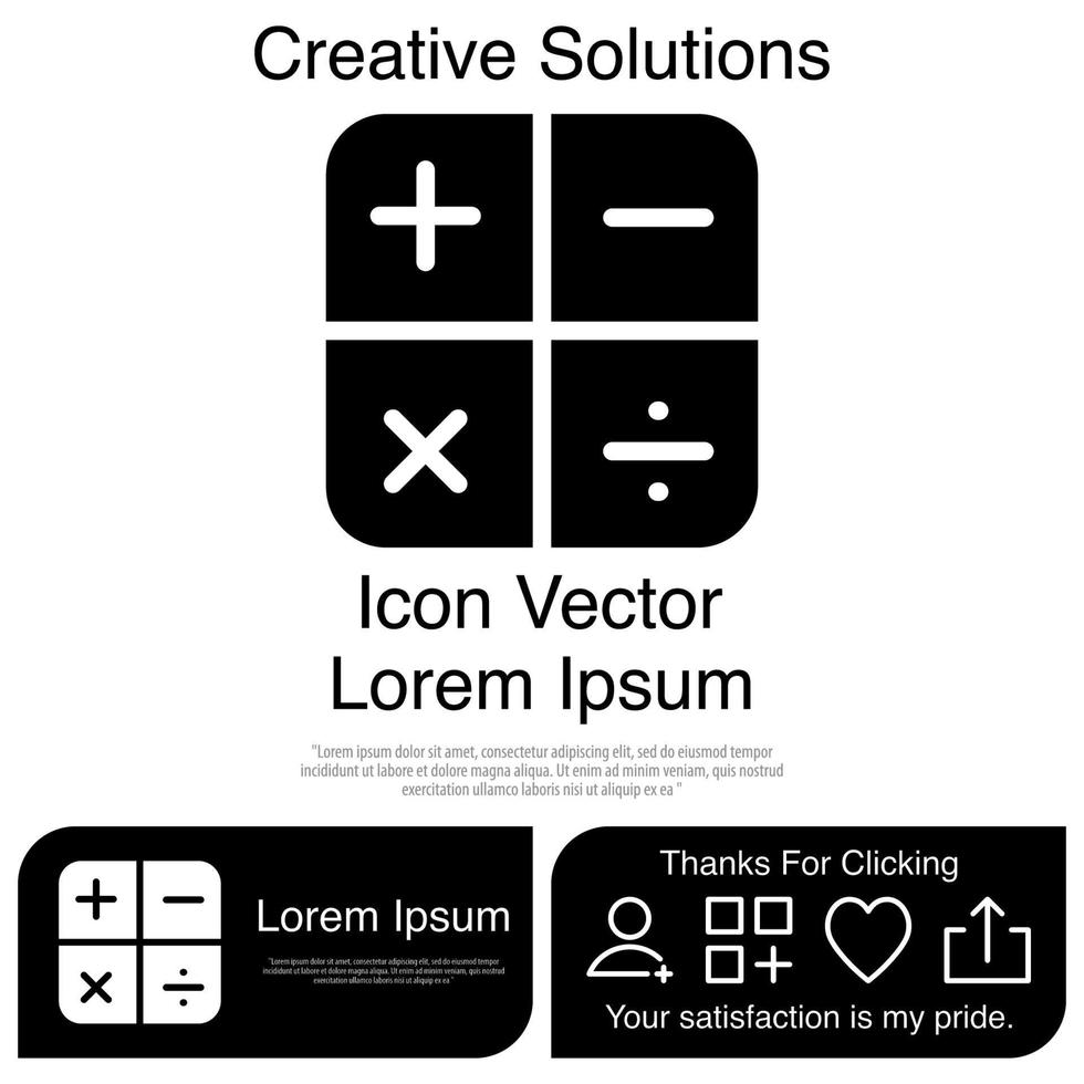 rekenmachine pictogram vector eps 10