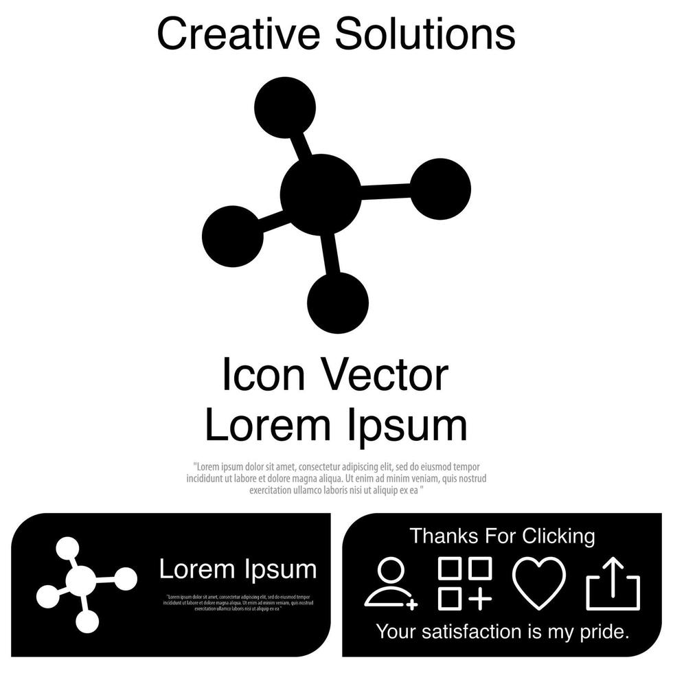 atoom pictogram vector eps 10