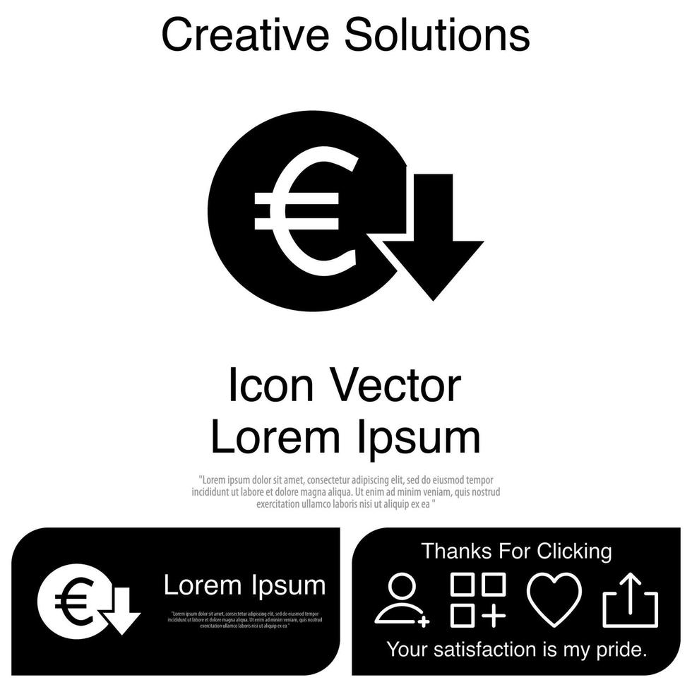 neer investering pictogram vector eps 10