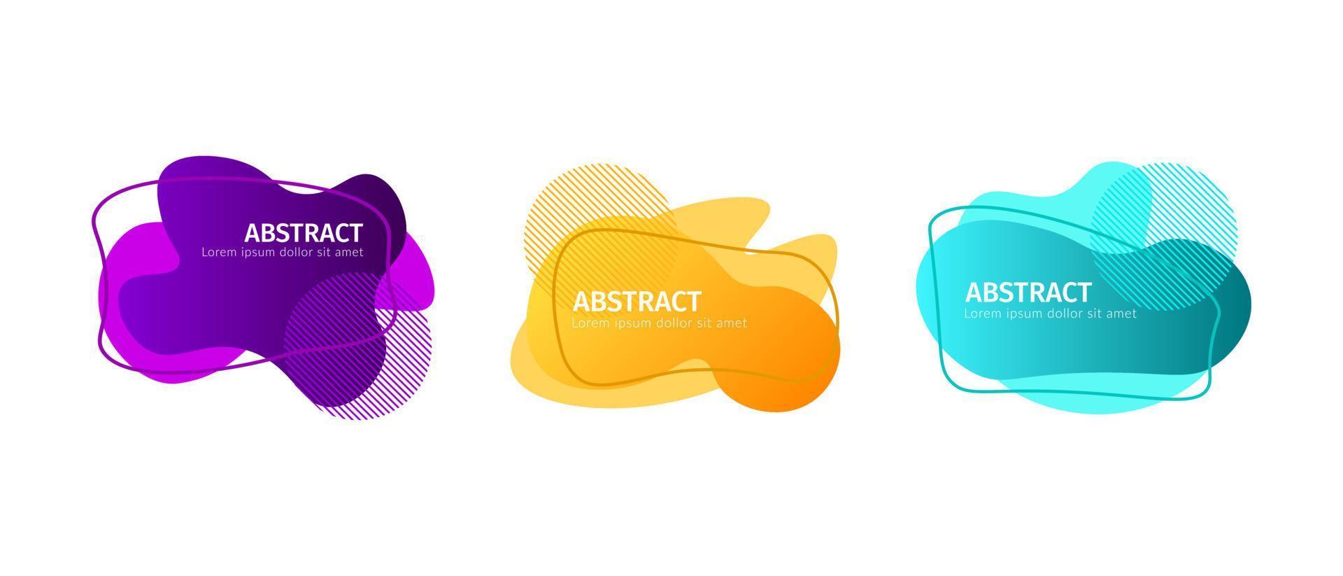 abstract trendy modern decoratief element vector