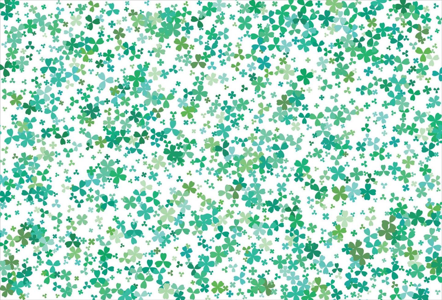 klaver achtergrond. klaverblad, st. patrick dag achtergrond vector