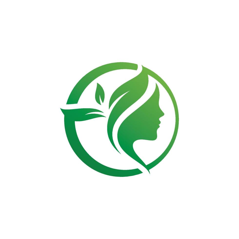 vrouw kapsalon logo ontwerp luxe vector
