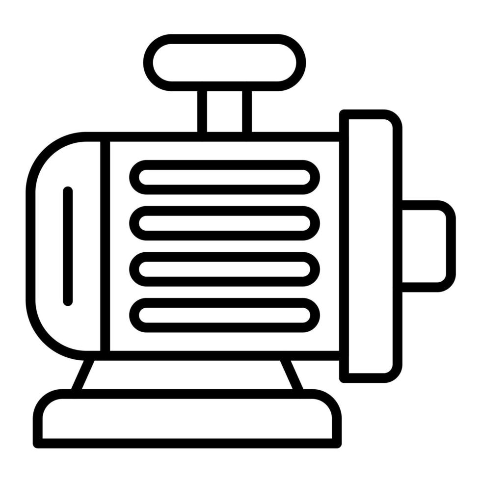 motor lijn icoon vector