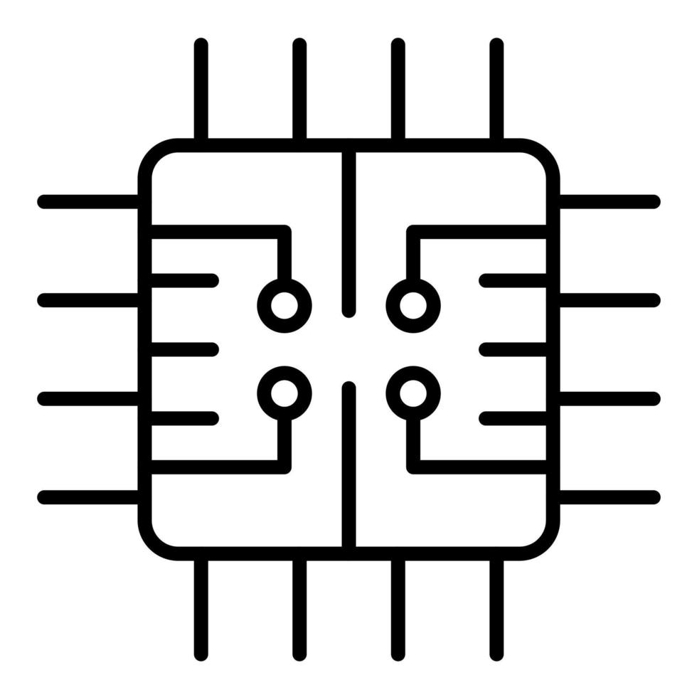 pictogram circuitlijn vector