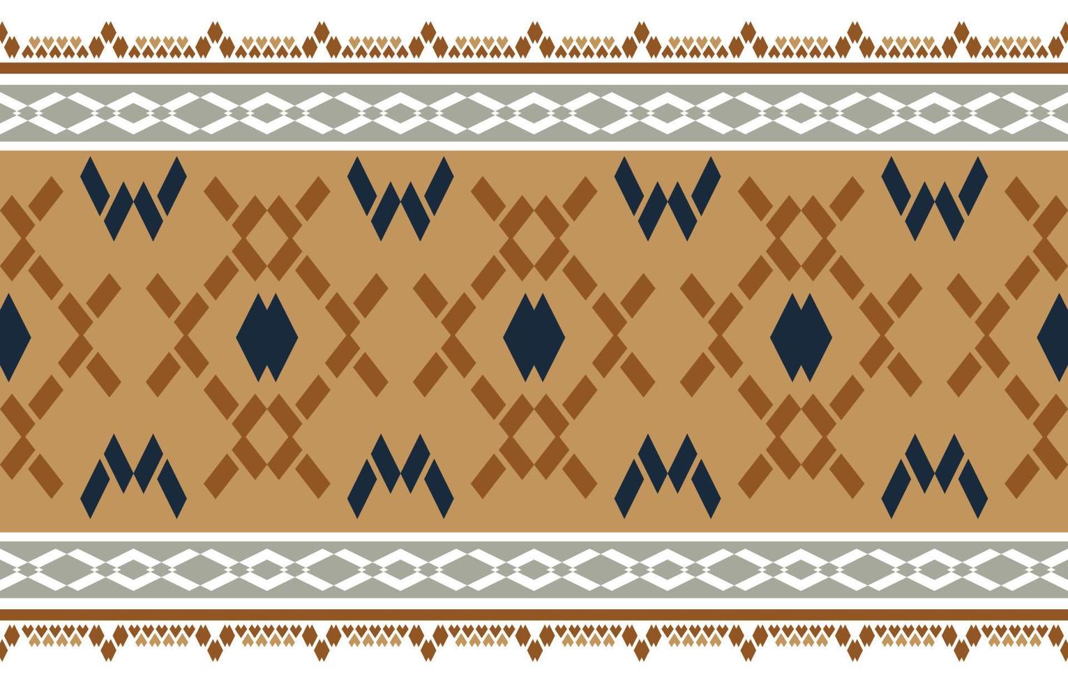 etnische ontwerp motief abstracte bruine achtergrond. het naadloze navajo-patroon in tribal, textiel volksborduurwerk, chevron art design. Azteekse geometrische kunst ornament print. ontwerp voor tapijt, stof. vector