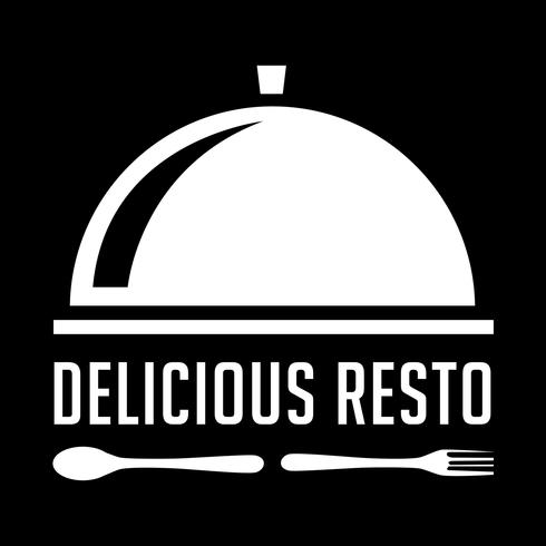 Restaurantbadge en logo, goed voor afdrukken vector