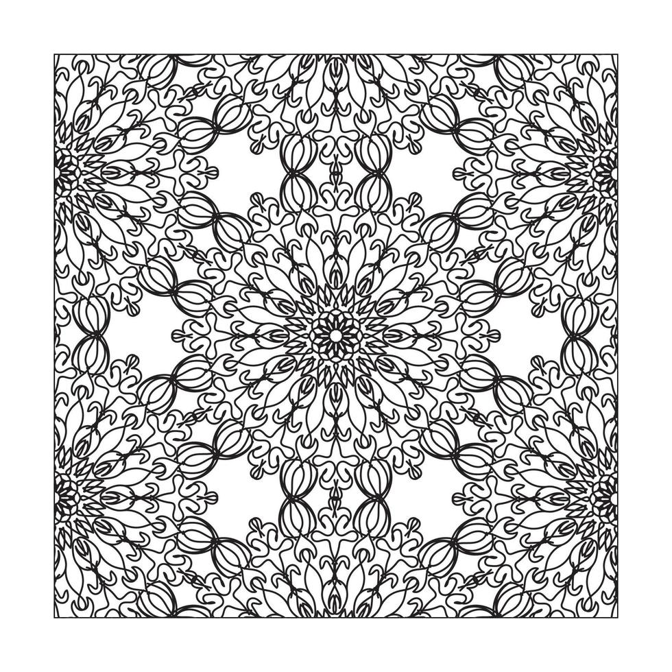 handgetekende mandala. decoratie in etnische oosterse doodle sieraad. vector