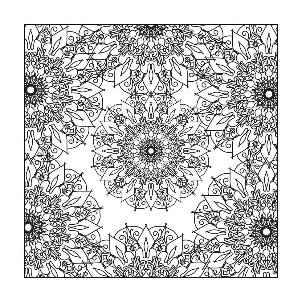 handgetekende mandala. decoratie in etnische oosterse doodle sieraad. vector