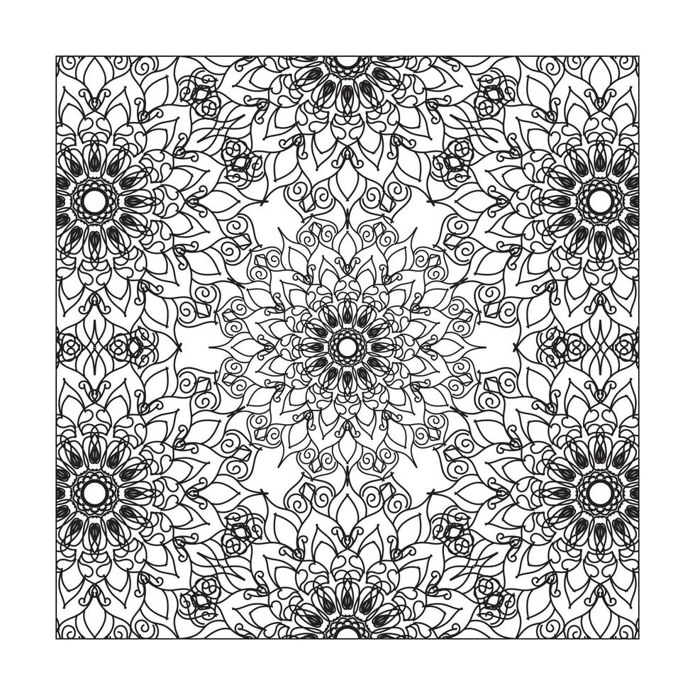 handgetekende mandala. decoratie in etnische oosterse doodle sieraad. vector