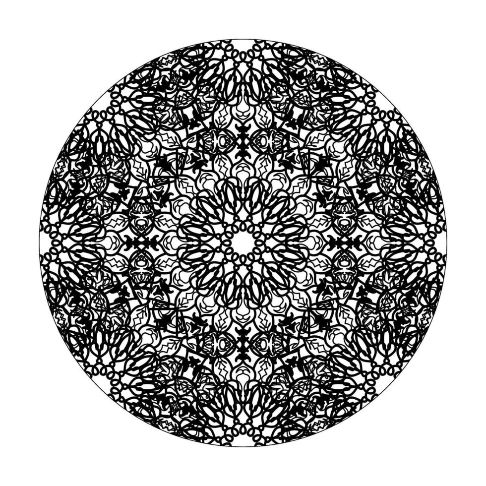 handgetekende mandala. decoratie in etnische oosterse doodle sieraad. vector