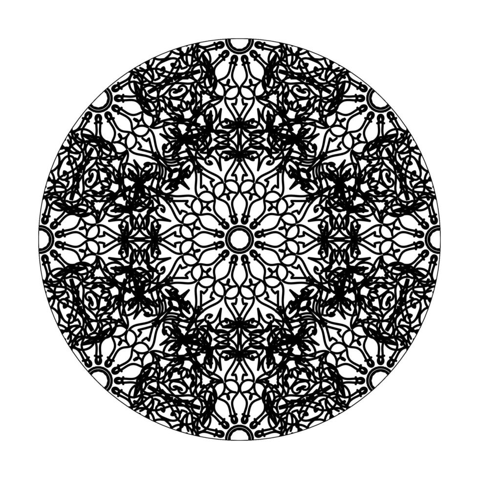 handgetekende mandala. decoratie in etnische oosterse doodle sieraad. vector